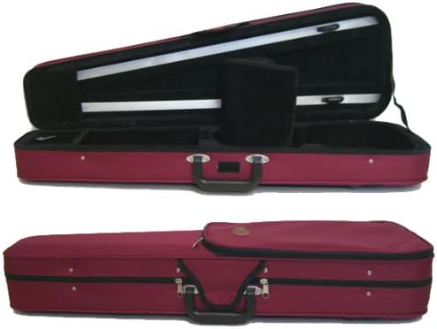 SKY Lightweight Shaped Violin Case 4/4 Size (Burgundy)