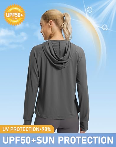 Chaqueta con capucha para mujer SANTINY con proteccion solar UPF 50+ 4
