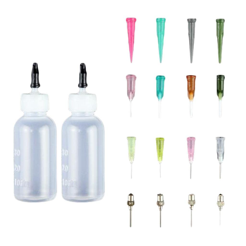 CLUB BOLLYWOOD® 2pcs 30ml Ink Pigment Glue Oil Syringe Bottles w/ 16pcs Precision Needle Tip | Tattoos & Body Art | Tattoo Inks-image-10
