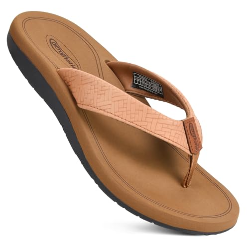 Image of AEROTHOTIC Beach Sandals for Woman Non Slip Flip Flops Quick Dry Slippers