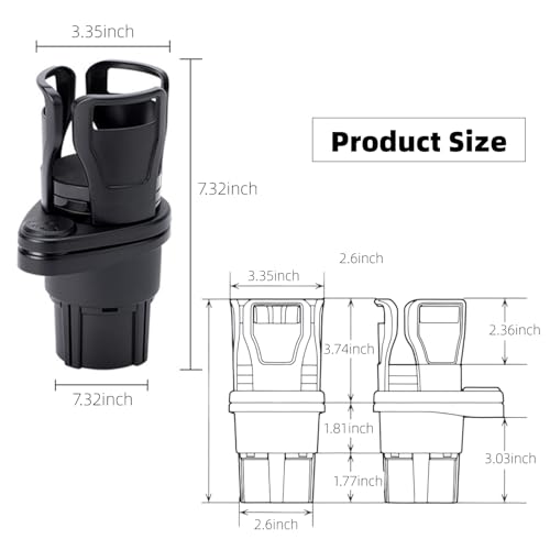 Portavasos Expansor Multifuncional Ajustable para Auto miniatura 2
