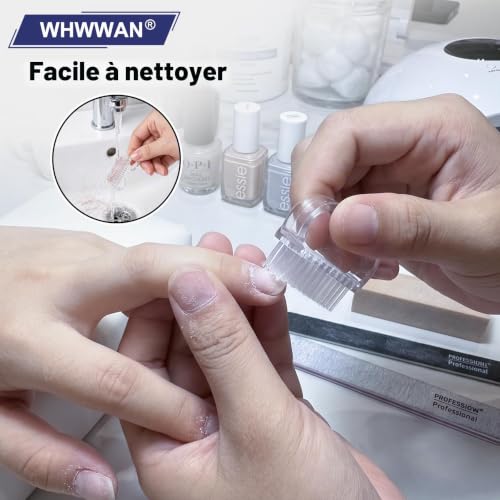 6 Pièces Brosse Ongle en Plastique, Brosse à Ongles Main, Mini de Nettoyage – vue 4