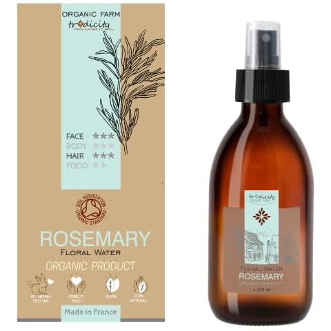 Bio-Rosmarin-Blütenwasser - Bio-Rosmarin-Hydrolat Rosmarin Fettige Haut Cover