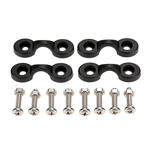 Kit de Carrinho de âncora para Caiaque Incluído Presilha 30 Pés de Corda Parafusos de de Náilon Poli