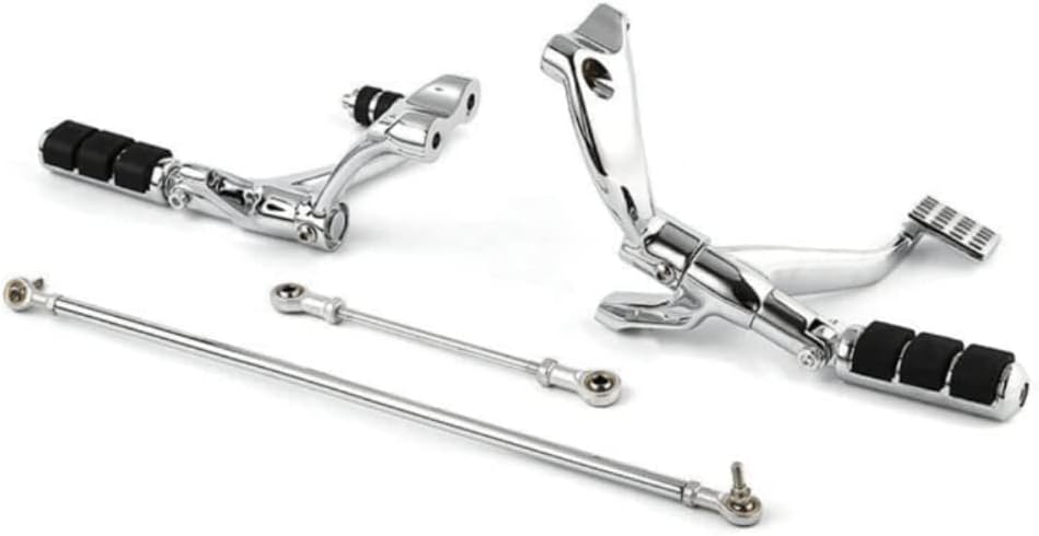 Chrome Forward Controls Kit Pegs Levers Linkages (Complete Kit Pegs Levers Linkage) (Steel),Send goods from local warehouse,fast delivery