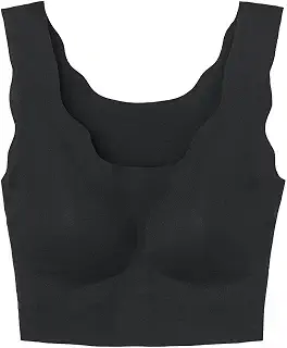 GUNZE(グンゼ) ハーフトップキレイラボ 綿混 立体 モールドカップ オーガニックコットン混 Fitte ハーフトップブラ KB3155Kレディース