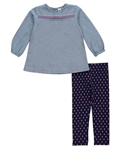 Carter's Girls 2 Pc Playwear Sets, Denim, 4T