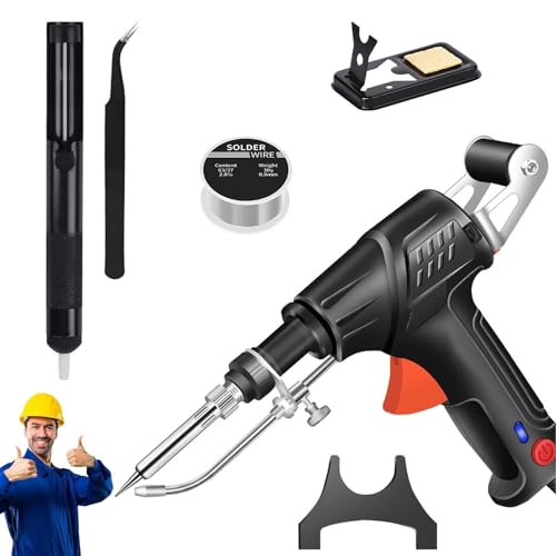 Soudeur Laser, Outil De Soudage Laser Industriel à Chauffage Interne, Soudure Laser Metal Portatif, Pistolet Fer a Souder Laser Metal, Machine à Souder (Noir,Internal Heat)