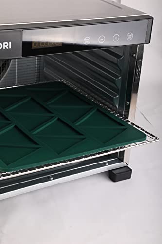 Triangle Chip Silicone Sheet Mold Compatible With Compatible With Samson Compatible With Aroma 6 tray food dehydrators Bright Kitchen Re-Usable Non-Stick Mat - Thumbnail 5