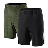 BaseLayer Mechanics Men's 2pcs Basketball Shorts for Workout Running, Soft Lightweight Gym Shorts wi