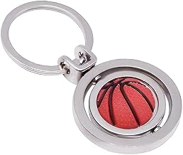 Rotatbale Basketball Soccer Golf Ball Keychains for Boys Girls Womens Mens Ball Related Gift for Birthday Christmas Souvenir