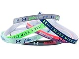 Under Armour Girl's Graphic Headbands (6-Pack), Steel (035), One Size