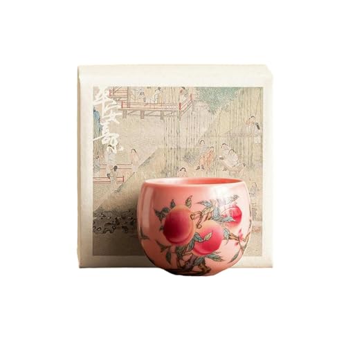 Rufamille Rose nueve melocotones en polvo de 82 ml - Tazas de té personalizadas para el hogar - [caja]
