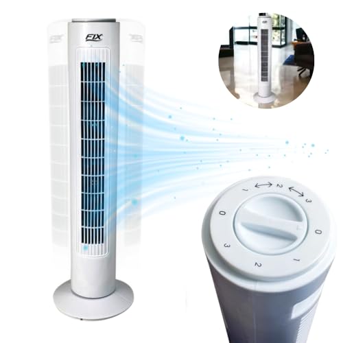 Ventilador de Torre 3 Velocidades - Circulador de Ar - Silencioso, Compacto, Design Moderno - 220V