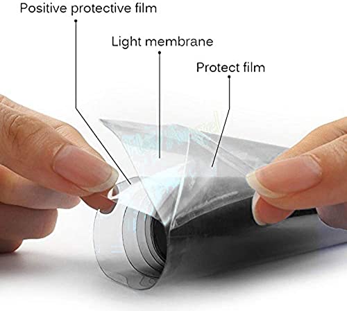 Headlight Tint Smoke Tail Light Tint Vinyl Tint Film For Headlights, Fog Lights, Sidemarker Lights Windshield 1Ft X 4Ft #TOP4