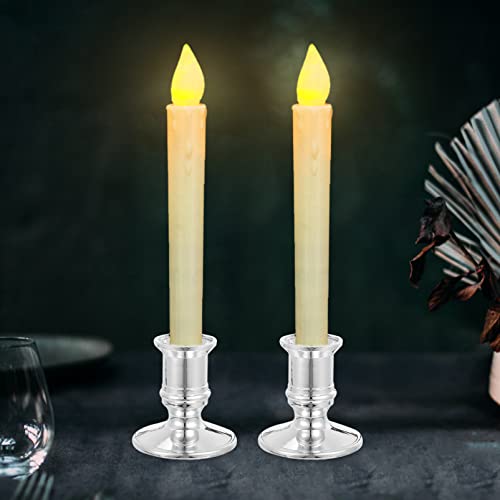Garneck Flameless Candle Base 20Pcs Vintage Candlestick Candle Stick Candle Holder Taper Candle Holder Wedding Candle Holders Holders Plastic Candlestick Taper Candle Holder #TOP4