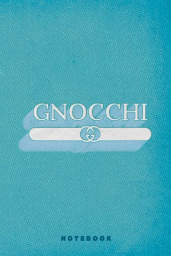 Retro vintage Gnocchi Classic Italian Food Lover Gift Retro Design Notebook Journal: Father's Day Dad from Daughter Son Wife for Daddy - Funny Fathers ... Gift for Fathers day - 6x9 Inch 120 Pages