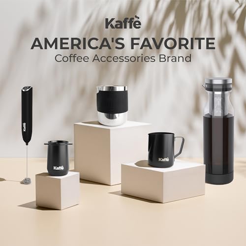 Kaffe Milk Frothing Pitcher (20oz / 600ml) - 304 Stainless Steel, Dripless Spout, Ergonomic Handle - Metal Milk Pitcher for Frothing & Steaming - Milk Frother Cup for Latte Art and Espresso Machines - Thumbnail 6
