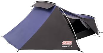 Coleman Cobra Backpacking Tent, Black, Blue, 3 Person : Amazon.ie