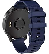 ISABAKE Silikon Klockarmband för Garmin Vivoactive, Samsung Galaxy Watch, 18mm 20mm 22mm Quick Re...