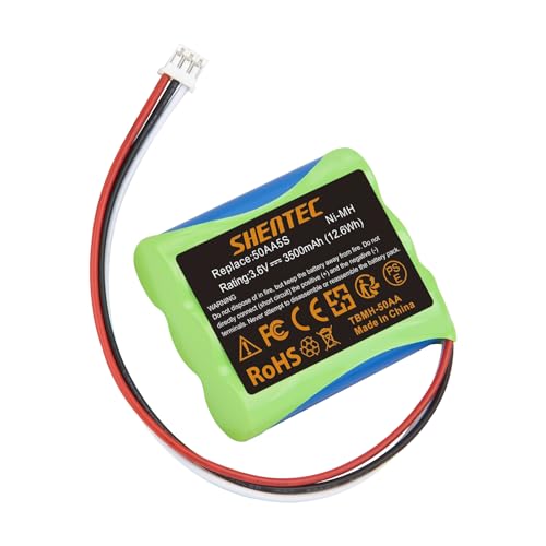 Shentec Akku für TonieBox, 3500mAh 3,6V NiMH 50AA5S Ersatzakku mit Hohe Kapazität für TonieBox, Musicbox, Soundbox, Ersatzbatterien Lautsprecher Boxen