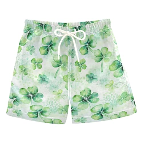 Green Clover Boys Swim Trunks Toddler Shorts Swimwear Boardshorts