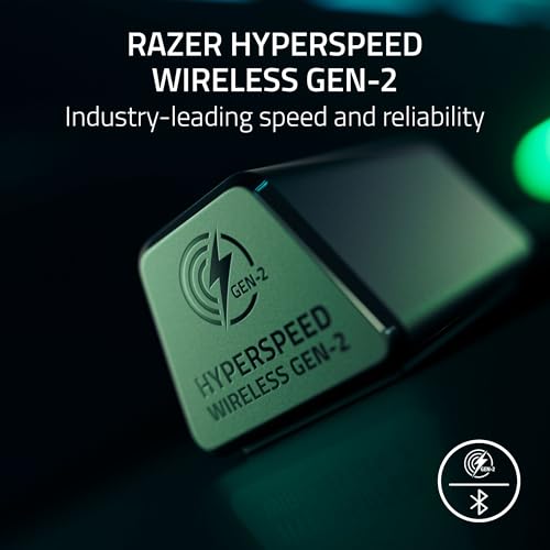 Razer BlackShark V3 Pro - Wireless ANC Esports Headset - Active Noise Cancellation - Drivers 50mm - Detachable HyperClear Mic - Wireless HyperSpeed 2,4 GHz & Bluetooth - FPS - PC/Mac, White
