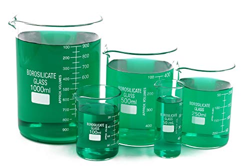 Sciencent Laboratory Starter Kit - Glass Beakers, Erlenmeyer Flasks, Media Bottles, Pipettes, Droppers, Test Tube Stand, Test Tube Clamp, Lab Glass Cylinders - Thumbnail 7