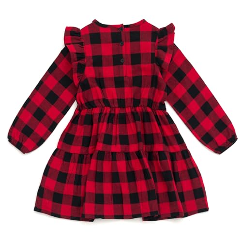 Disney Minnie Mouse Girls Flannel Dress Toddler to Big Kid Sizes (2T - 12)3