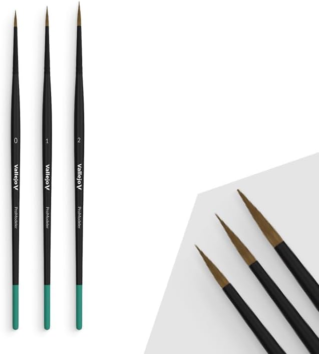 Vallejo Pro Modeler B01991 Design Set - Natural Hair (0, 1, 2)