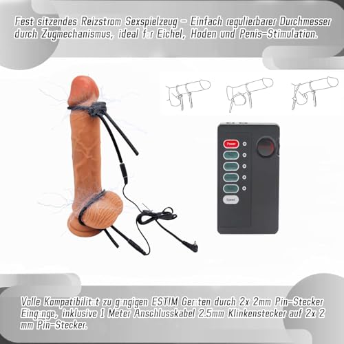 Anillo de electrodo para testículo que intensifica el orgasmo masculino 3