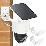 2Pack Adjustable Corner Mount Bracket Compatible with Eufy Security SoloCam S340, Metal Wall Mount for Eufy S340 with Coverage of 270° on Both Sides of The House, Reduce Blind Spots, Keep 360° Swivel