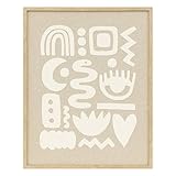 Déco murale 3D Petra beige 40x50cm