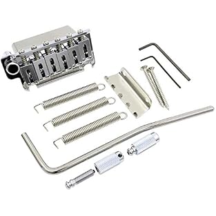 The Gotoh 510TS-FE1 tremolos are designed to withstand years of abuse and remain trouble free This tremolo is precision machined and paired with steel saddles meant to last a lifetime The patented FST tremolo block is designed to allow the strings to...