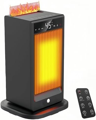 【2025全新登場 1200W大風量 超音波加湿機能セラミックヒーター】セラミックファンヒーター 1秒即暖 人感センサー 電気スト...