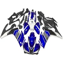 Injection Bodywork Fit for Yamaha YZF R25 R3 2014 2015 2016 2017 2018 R25 R3 14 15 16 17 18 Motorcycle ABS Plastics Complete Fairings Body Kit Body Frame Cowlings-Blue Black