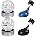 iRunning 2 Pack Magnetic Putty, Super Magnetic Space Putty Slime Toy Stress Reliever for Kids and Adults for Fun (Blue，Black)