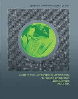 Discrete and Combinatorial Mathematics Pearson New Internat