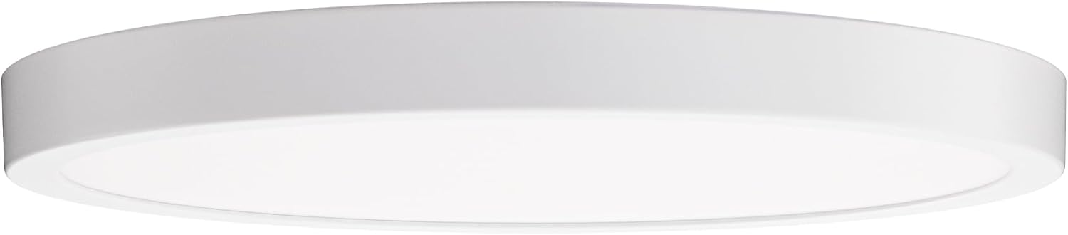 Builder Essential Round LED 11in Flush Mount 21W 2,050 Lumens with 5-CCT Selectability 2700-3000-3500-4000-5000K in White