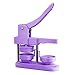 Freeingbag 58mm (2.25 in) Installation-Free DIY Button Maker Machine, Button Badge Press with 100pcs Supplies + Circle Cutter + Protection Set & Button Maker Color Film (Purple, 2.25 inch / 58mm)