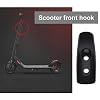 Folding Hook Hanging Buckle Hanger Front Hook Compatible with NineBot Segway ES1/ES3/ES4/ES5/E22/E25 Electric Scooter Models Replacement Parts Black, 43x16x15.4mm