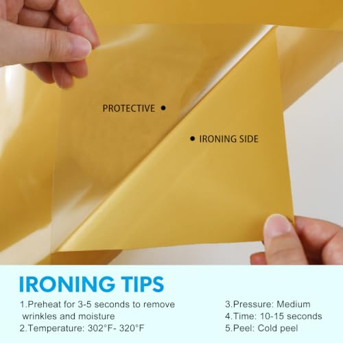 Image of HTV Iron on Vinyl 12Inch by 12ft Roll HTV Heat Transfer Vinyl for T-Shirt HTV Vinyl Rolls for All Cutter Machine - Easy to Cut & Weed for Heat Vinyl Design (Bright Gold, 12ft)