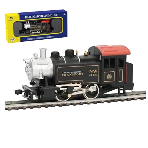 BrickBounty Ho Locomotive de Train à échelle, Locomotive à Moteur 1:87 Compatible avec Tous Les chemins de Fer Ho, Collection et Cadeau de Noël pour Les Amateurs de Train en Miniature (96100)