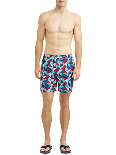 George Mens Magic Triangle Americana 6-Inch Swim Short (3Xl) #TOP2