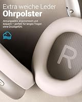 Wentronic Y01 Noise-Cancelling-Kopfhörer, Kabellose Over-Ear-Kopfhörer, Bluetooth 5.3, Hi-Res Sound, 48h Wiedergabe, faltbar, mit Mikrofon für iOS/Android/PC – Sternenlicht – Ansicht 4