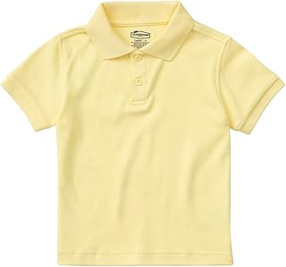 Classroom School Uniforms Toddler Short Sleeve Interlock Polo