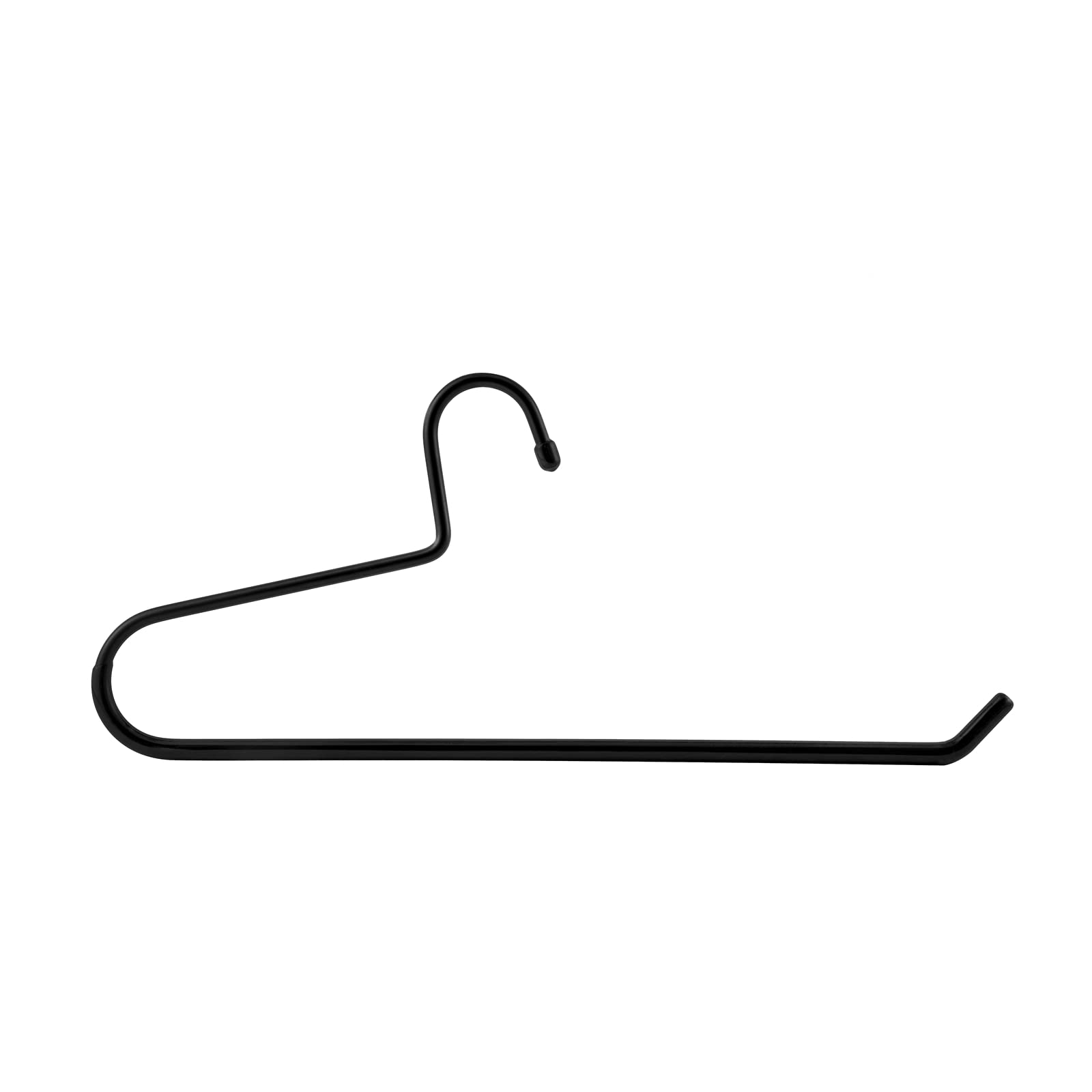 VASLIM 8 Stück Decken-Kleiderbügel, strapazierfähig, schwarz, vinylbeschichtet, rutschfest, ideal für Steppdecken, Bettdecken, Tischdecken, Handtücher, Schlafsäcke, Vorhänge und Tagesdecken