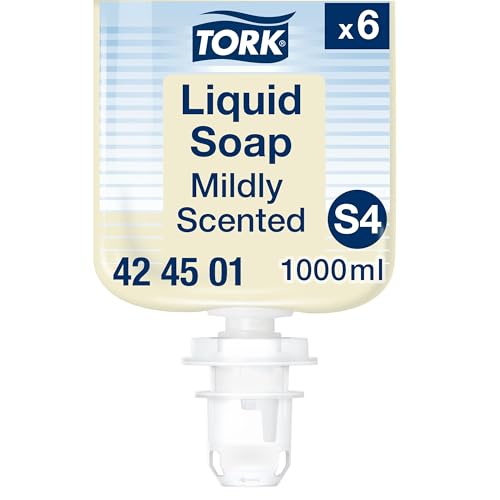 Tork Jabón Líquido Ligeramente Perfumado, 6 x 1000ml, 424501