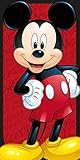 toallas playa infantiles baratas Producto oficial Mickey Mouse Disney Mickey Mouse WD19461M Toalla Playa, 100% Poliéster, Multicolor, 70 x 140 cm