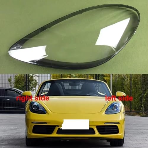 Coque transparente de phare gauche compatible 718 982 2016-2020 - 2